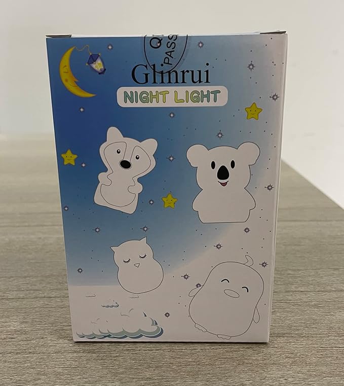 Rabbit Night Lights for Kids, Babies Nursery Lamp, Kids lamp, Child Bedroom Bedside Lamp, Changeable Brightness & Color Children's Table Night-Lights, Holiday Gifts, Child Gift - Medium