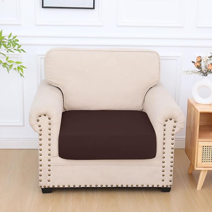 Milk Silk Couch Cushion Covers, Sofa Covers Washable - Image 7