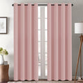 H.VERSAILTEX Pink Curtains for Bedroom Thermal Insulated Living Room Curtains by HVERSAILTEX