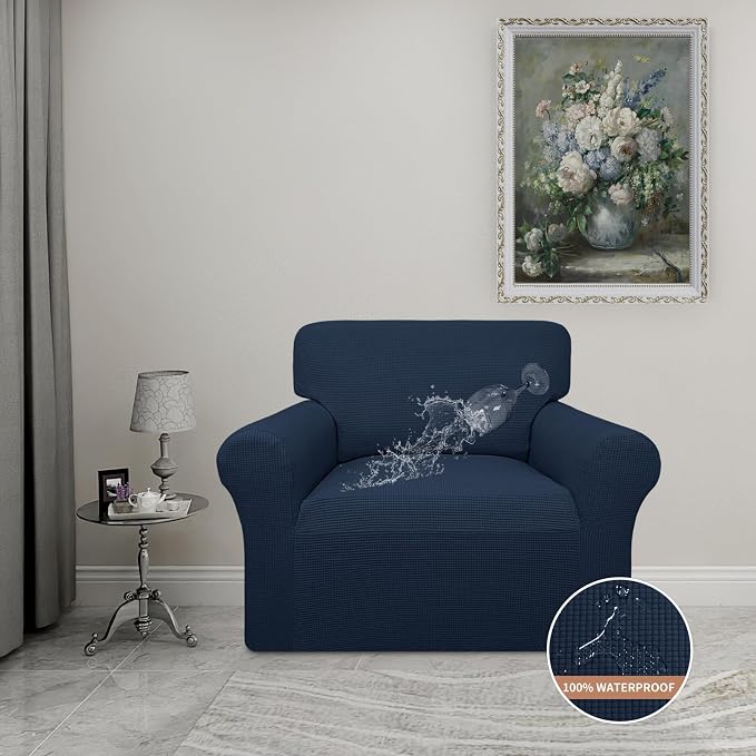 Easy-Going 100% Waterproof Oversized Chair Couch Cover, Stretch Sofa Cover | - Image 2