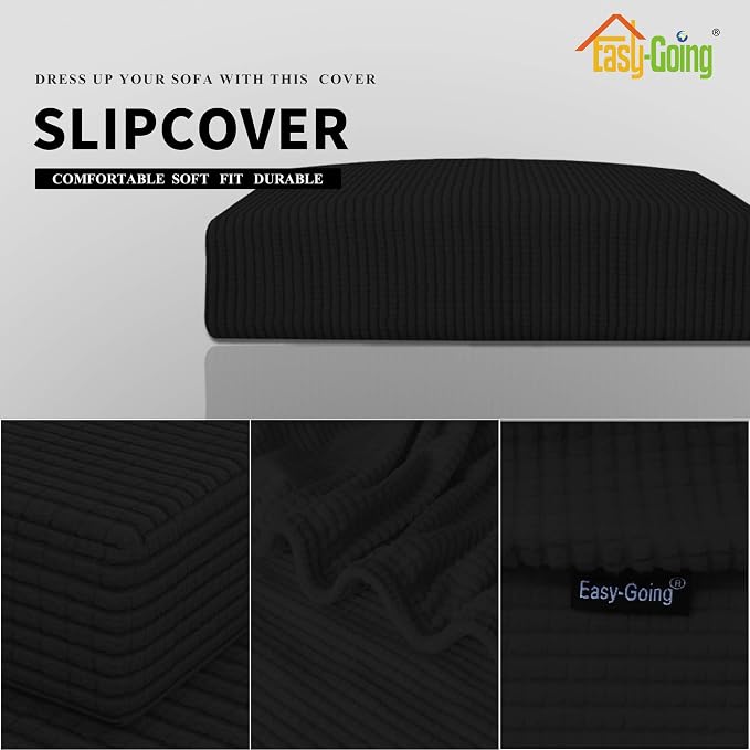 Easy-Going Stretch 1 Piece Oversized Couch Cushion Cover - Image 3
