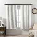 Pinch Pleated Linen Curtains 100% Blackout 63 Inches Long by AUSSPVOCT