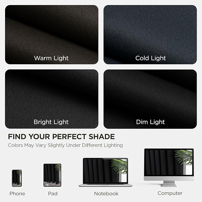 Joydeco 72 Inch Blackout Curtains - Image 6