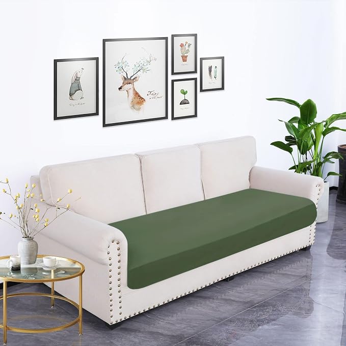 Waterproof Couch Cushion Covers, Stretch Sofa Seat Slipcovers | Stretch Fabric - Image 7