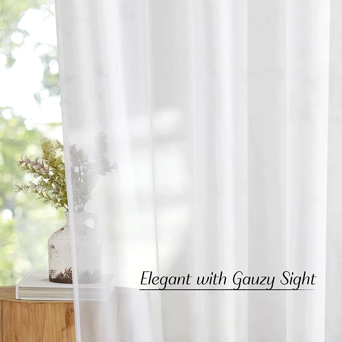 NICETOWN Sheer Window Panel Curtains - Image 5