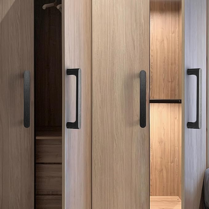Walnut Round 7-1/2 in 8 pcs Wooden Drawer Pulls Handle pulls for cabinets Kitchen Cabinet Drawer pulls Cabinet Door
