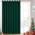 Yakamok Dark Green Room Darkening Curtains 84 inch Sliding Door Drapes | 1 by Yakamok