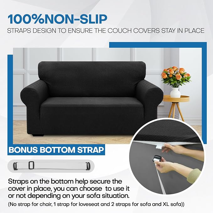 XINEAGE 2026 New Stretch Armchair Covers 1 Piece Chair Slipcovers Chair - Image 7