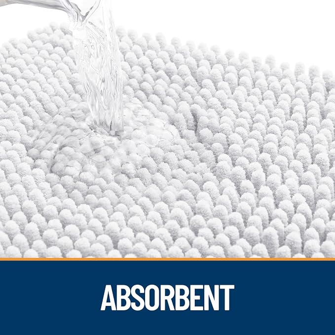 OLANLY Dog Door Mat for Muddy Paws 44x24, Super Absorbent Chenille Mud Mat | - Image 3