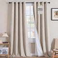 H.VERSAILTEX Linen Curtains 100% Blackout Curtains by HVERSAILTEX