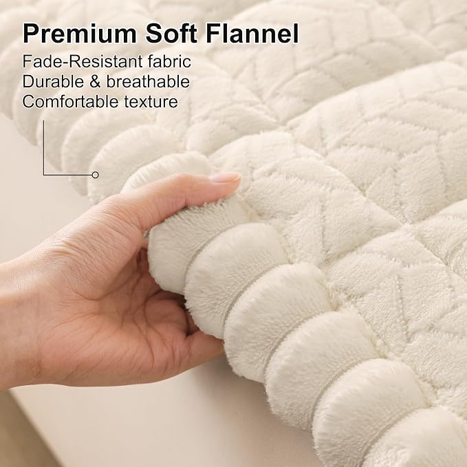 Smiry Couch Cover for Dogs, Non Slip Fuzzy Pet Sofa Arm Covers Washable | Sofa - Image 5