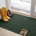 GORILLA GRIP® Ultra Absorbent Front Door Mat Outside Entrance, Traps Dirt and by Unknown