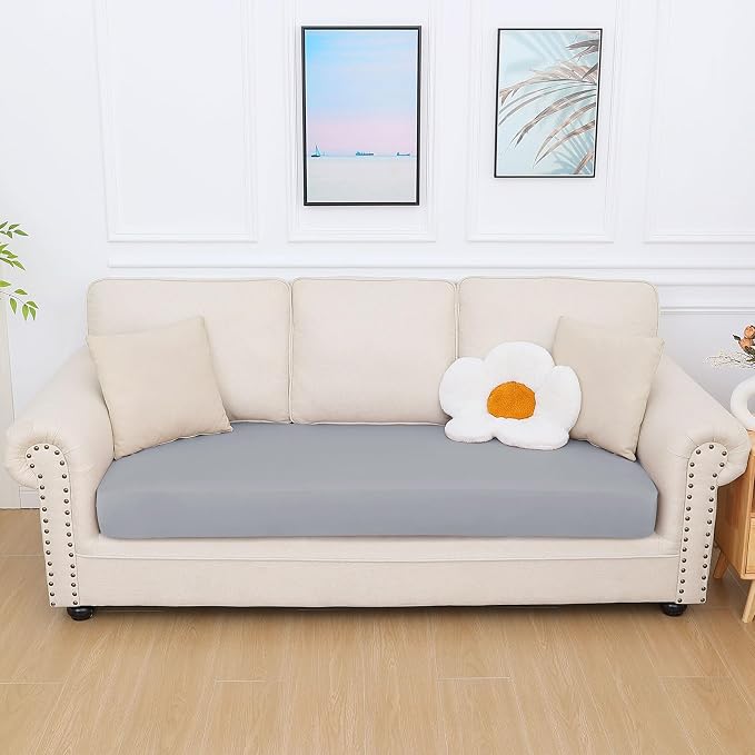 Milk Silk Couch Cushion Covers, Sofa Covers - Image 7