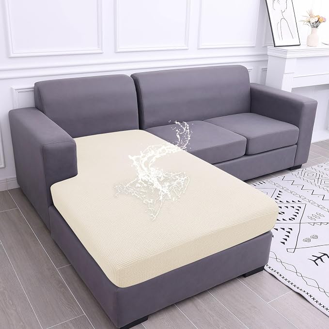 Waterproof Sectional Couch Covers, Non Slip Sofa Cushion Covers | L Shape by hyha