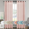 H.VERSAILTEX Linen Curtains Natural Blended Curtain Panels by HVERSAILTEX