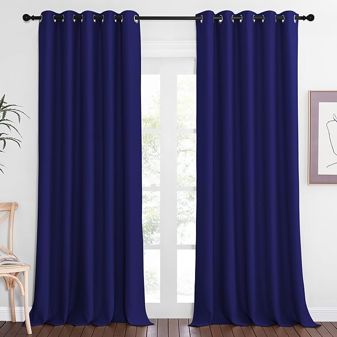 NICETOWN Sliding Door Window Treatment Blackout Patio Door Curtain Panels by NICETOWN