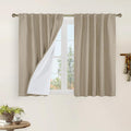 100% Blackout Short Linen Curtains by LAMIT