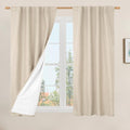 100% Blackout Linen Window Curtains by LAMIT