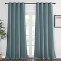 NICETOWN Blackout Greyish Blue Curtains & Drapes by NICETOWN