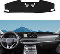 Dashboard Cover Mat Custom Fit for Hyundai Palisade 2020 2021 2022 2023 2024 2025 (Without HUD) Dash Cover Nonslip Dash Mat Protector Sunshade No Glare Black