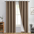 Yakamok Khaki Blackout Curtains 84 Inches Long by Yakamok