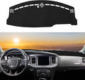 Dash Cover Custom Fit for Dodge Charger 2011-2023 Dashboard Cover Nonslip Dash Mat Protector Sunshade No Glare Black