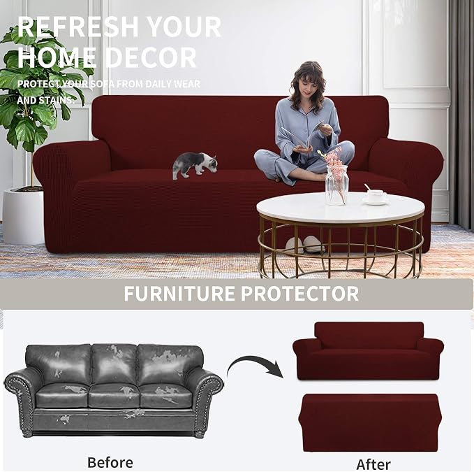 Easy-Going Stretch Oversized Chair Slipcover - Image 4