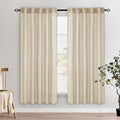 MIULEE Linen Curtains 52x72 Inch Length 2 Panels by MIULEE