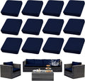 14PCS Patio Cushion Covers, Patio Furniture Couch Seat Slipcovers | Washable by SUKAIKEQA