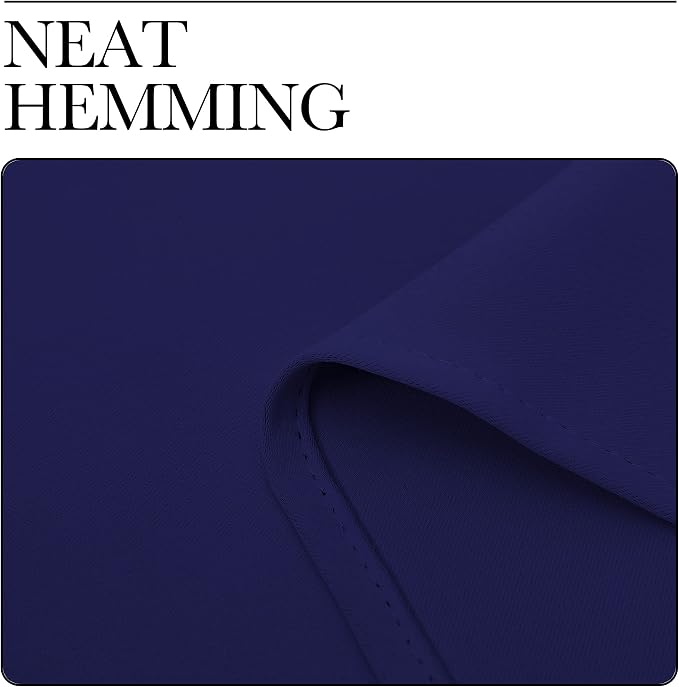 NICETOWN Navy Blue Blackout Curtains 68 inches Length - Image 6