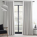 Topfinel Grey Beige Linen Blackout Curtains 84 Inch Long by Topfinel