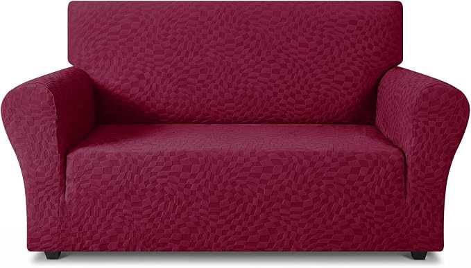 ZNSAYOTX 1 Piece Stretch Loveseat Covers by ZNSAYOTX