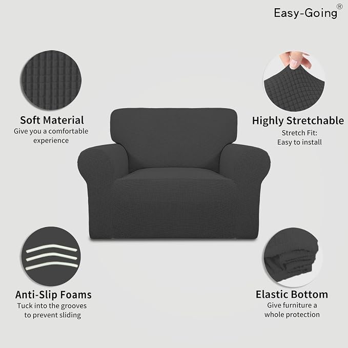 Easy-Going Stretch Oversized Chair Slipcover - Image 3