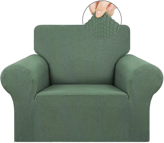 Stretch Chair Sofa Slipcover, Single Couch Cover, Pet Friendly Furniture by KEKUOU