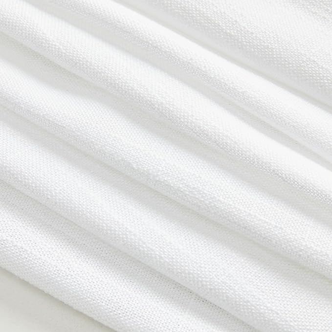 MYSKY HOME Short Curtains for Bedroom Small Windows, Light Filtering Sheer - Image 6