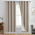 Yakamok Natural Blackout Curtains 72 Inches Long by Yakamok