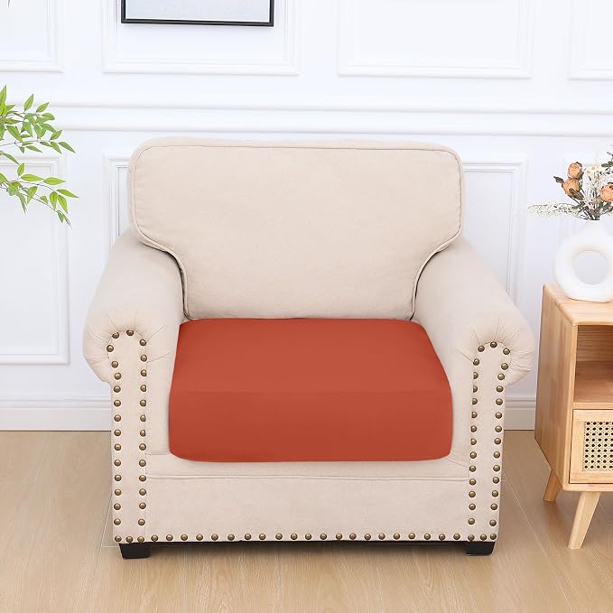 Milk Silk Couch Cushion Covers, Sofa Covers Washable - Image 7