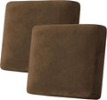 H.VERSAILTEX Velvet Stretch Couch Cushion Cover Plush Cushion Slipcover by HVERSAILTEX