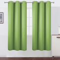 Light Green Thermal Blackout Curtains/42 x 72 Inch/Set of 2 Panels Room by Lemomo