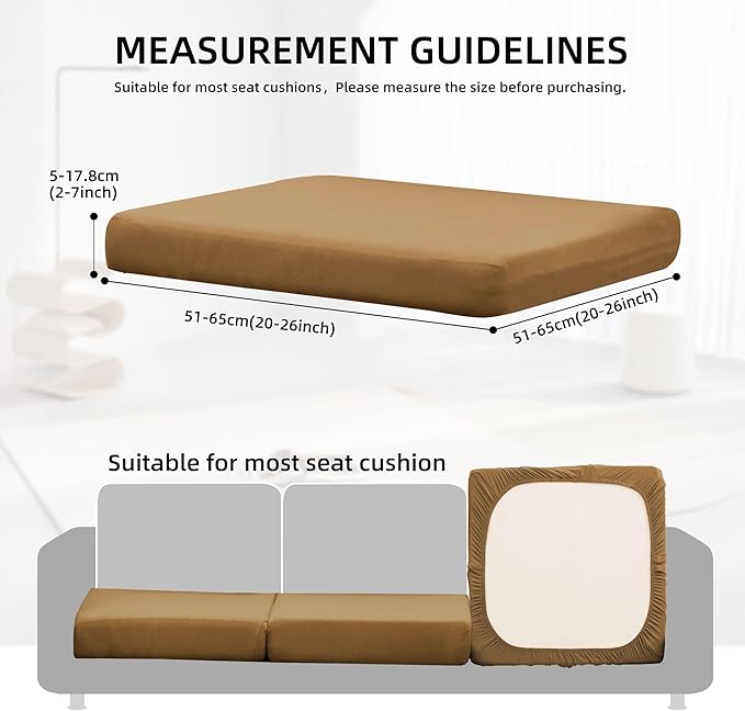 14Pcs Outdoor Cushion Covers, Elastic Patio Cushion Covers | Washable, - Image 2