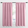 NICETOWN Blackout Curtains for Bedroom, Rouge Pink, 1 Pair, 42 by 45-inch by NICETOWN
