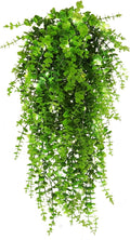 RECUTMS Hanging Plants Outdoor UV Resistant Faux Hanging Plants Indoor Artificial Decor Outdoor Artificial Hanging Plants for Wall House Room Patio Indoor Outside Home Shelf Office Decor in 3 Pcs