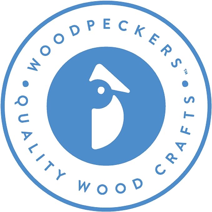 Woodpeckers Wood Knobs 1-3/4 inch, Pack of 25 Unfinished Small End Grain Wooden Knobs for Cabinets, Dressers, Drawer Pull, Furniture Replacement Knob, and Crafts