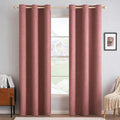 MIULEE 100% Blackout Linen Curtains by MIULEE