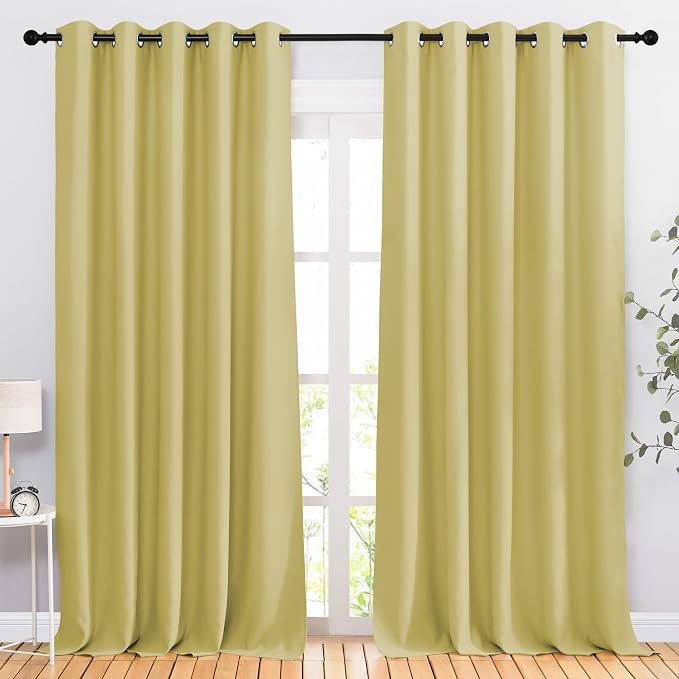 NICETOWN Bedroom Room Darkening 110 inch Curtains by NICETOWN
