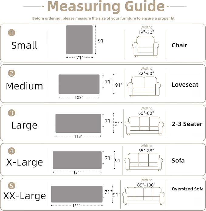 Couch Cover for Dogs Washable Sofa Cover, Sectional Couch Covers, Sofa Covers - Image 2