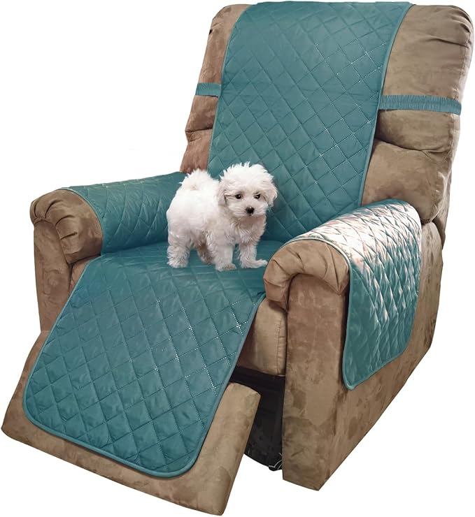 U-NICE HOME Reversible Recliner Chair Covers, Pet Friendly, Elastic Straps by U-NICEHOME