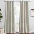 NICETOWN Natural Room Darkening Curtains 96" Long by NICETOWN