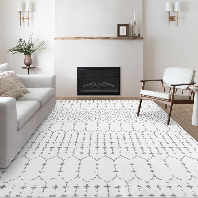 Lahome Moroccan Machine Washable Rugs 6x9 Rug - Image 8