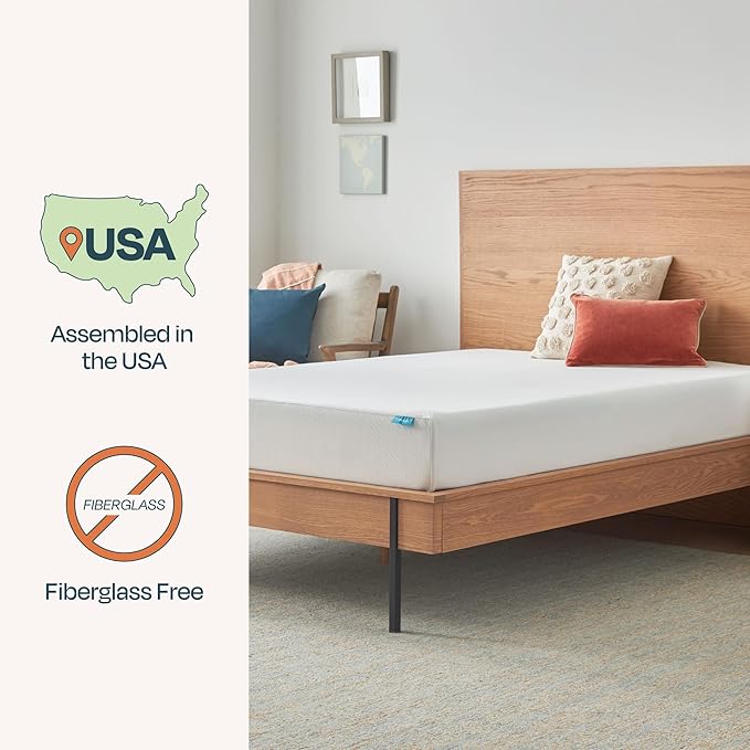 Linenspa 8 Inch Gel Infused Memory Foam Mattress – Twin XL Size – Medium Feel - Cooling Gel - Mattress in a Box - Primary or Guest Bedroom - Pressure Relieving and Breathable – CertiPUR-US Certified